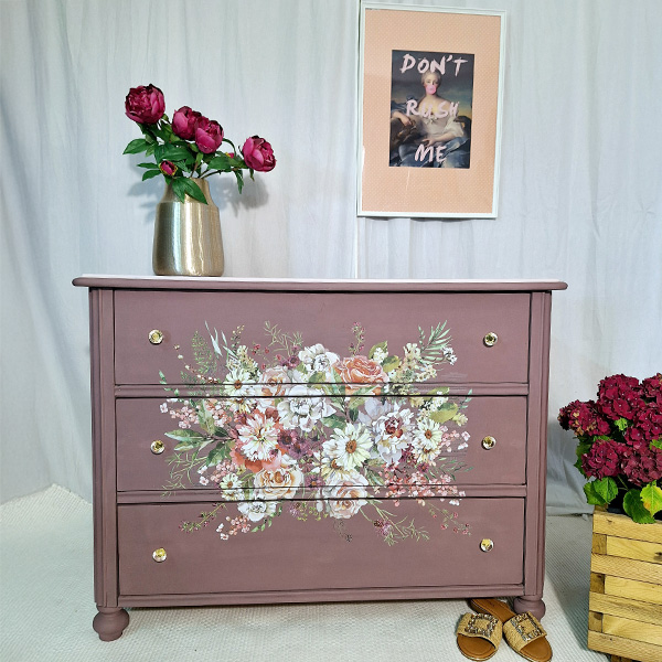 alte Möbel aufbereitet - Upcycling - Kommode im Shabby-chic